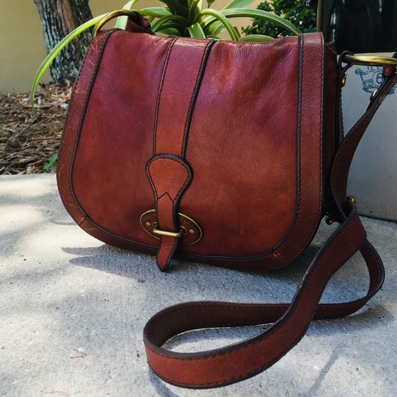 Fossil Handbags - FOSSIL Maddox saddle bag crossbody reissue purse